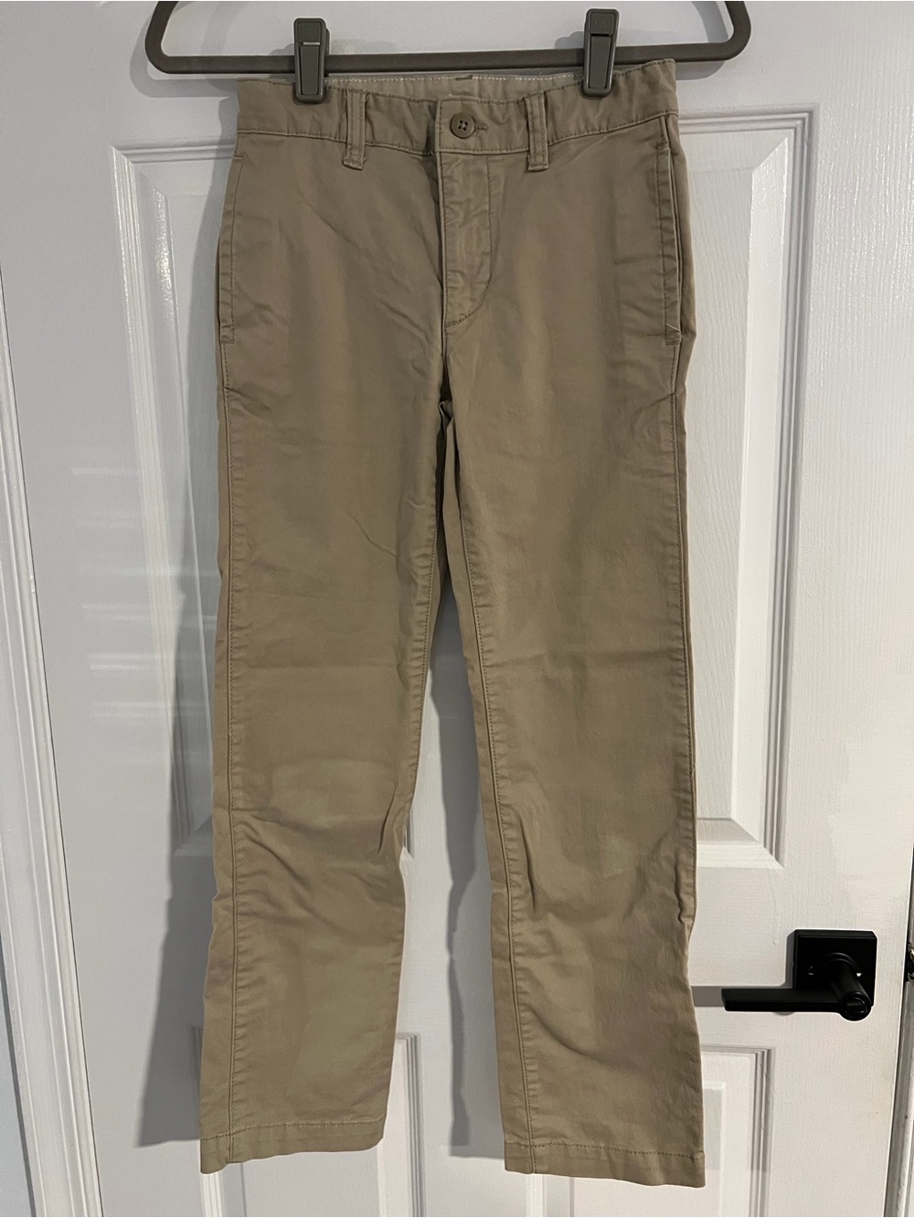 GAP Kids Khaki Chino Dress Pants Classic Preppy adjustable waist Size 12 EUC